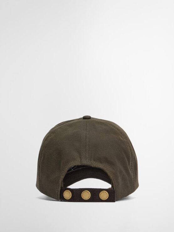 Barbour Ashby Cap Oliv/Braun – Bild 2