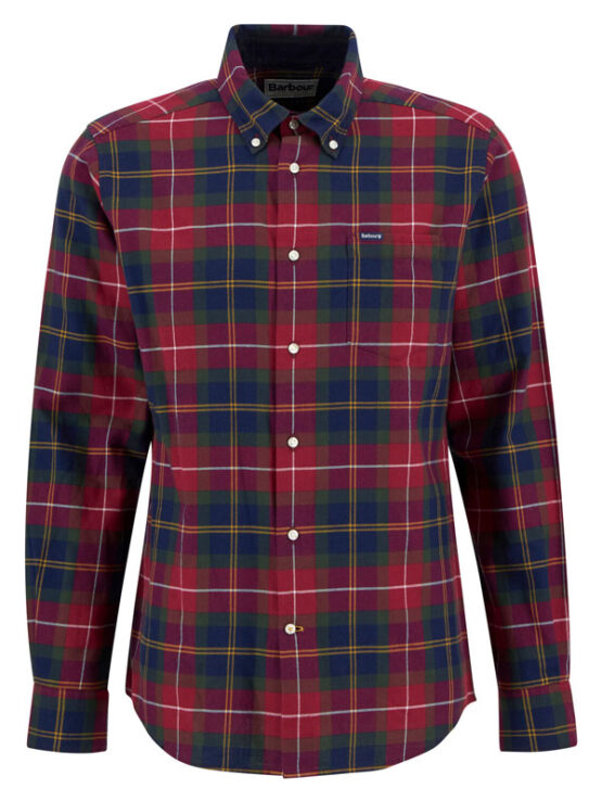 Barbour Fortrose Tailored Tartan Hemd Winterberry Tartan