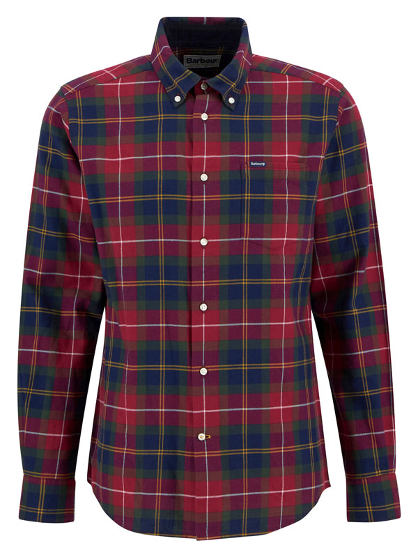 BARBOUR_Fortrose_Tailored_Tartan_Shirt_Winterberry_Tartan