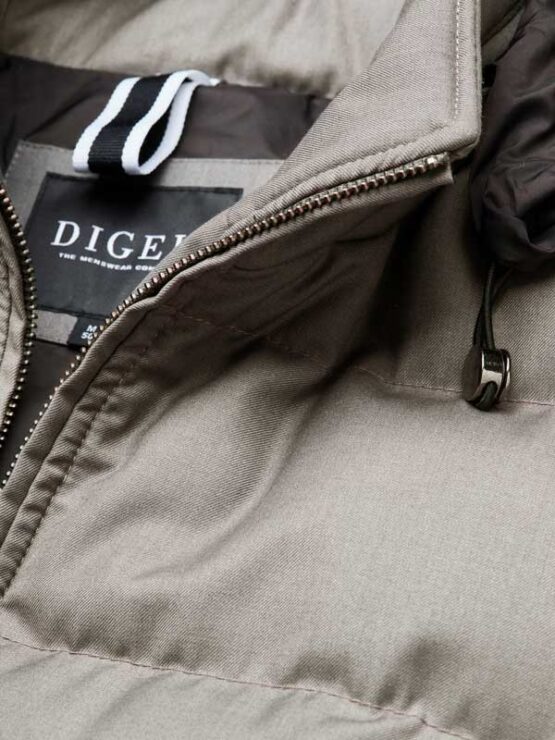 Digel Jacke mit Trikotärmeln Beige – Bild 2