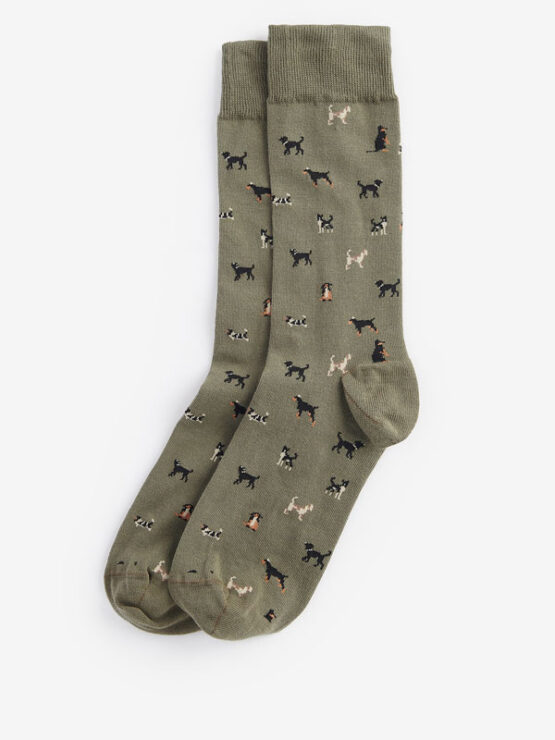 Barbour Mavin Socken Hund Oliv