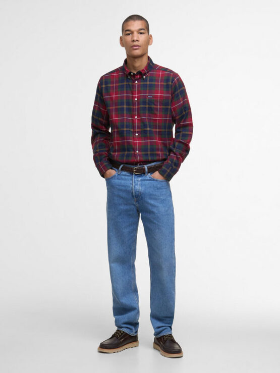 Barbour Fortrose Tailored Tartan Hemd Winterberry Tartan – Bild 4