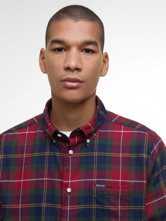 Barbour Fortrose Tailored Tartan Hemd Winterberry Tartan – Bild 2