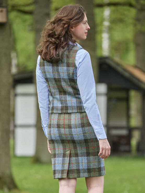 Harris Tweed Weste ''Lea'' Im Highland Check – Bild 2