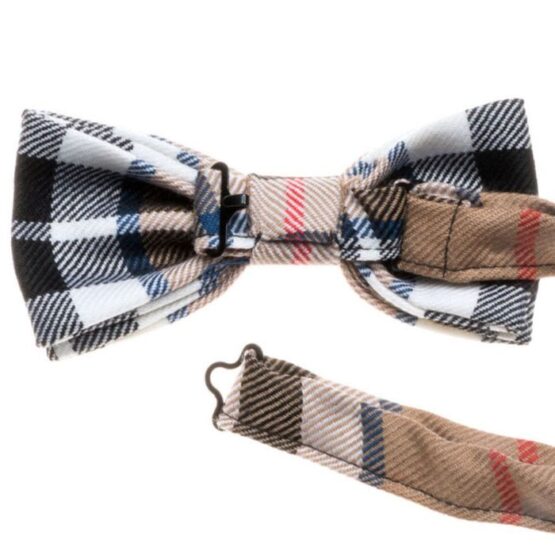 Lochcarron Tartan Strik Reiver Fliege Thomson Camel – Bild 2