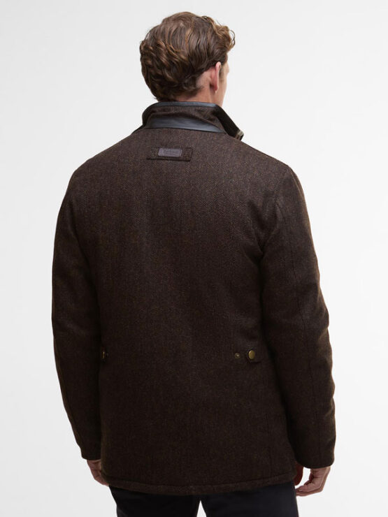 Barbour Hereford Tweed-Wolljacke Rustikalbraun – Bild 2