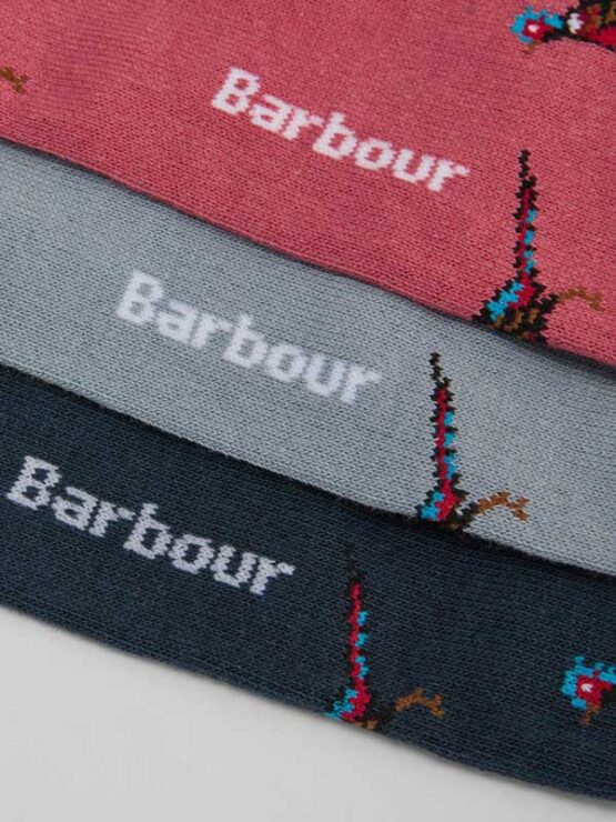 Barbour Fasanensocken Geschenkbox Pink Mix – Bild 2