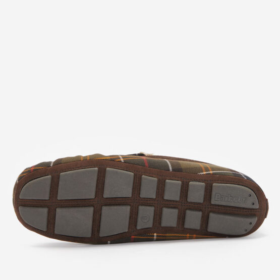 Barbour Monty Mokassin-Slipper aus recyceltem klassischem Tartan – Bild 3
