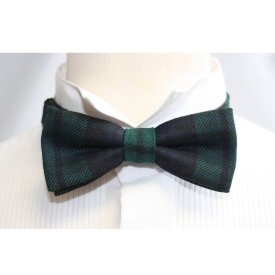 Lochcarron Tartan Strik Reiver Bow Tie Black Watch – Bild 3
