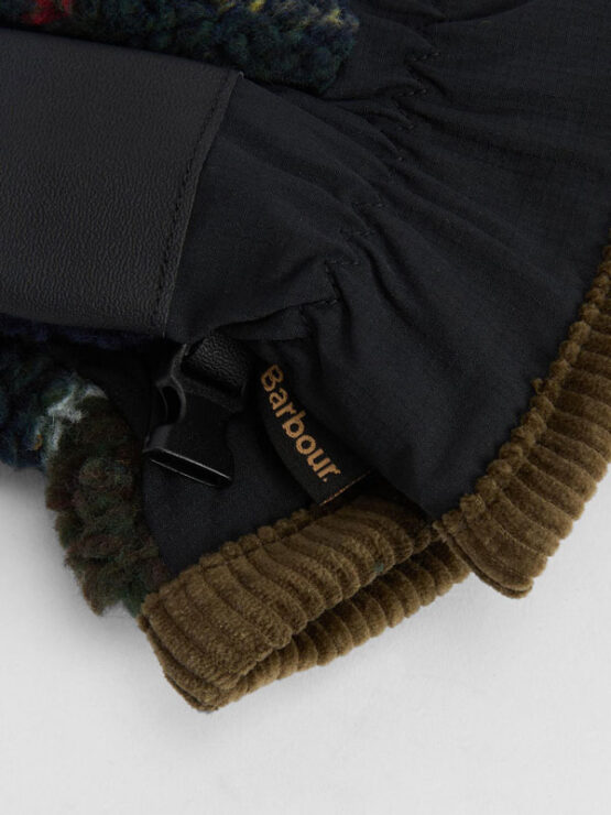 Barbour Field Tartan Fleece-Handschuhe für Damen – Bild 3