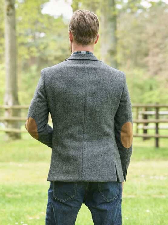 Harris Tweed Sakko "London" In Anthra Melange – Bild 2