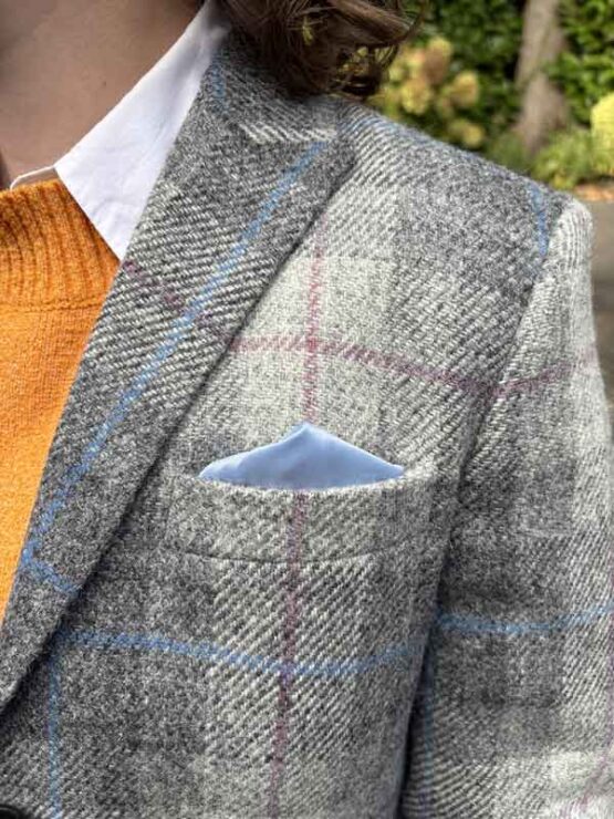 Harris Tweed Damen Blazer Grey Check – Bild 2