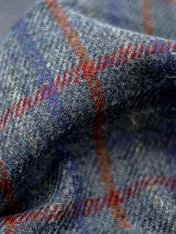 Harris Tweed Weste ''Wales'' In Royal Check – Bild 3