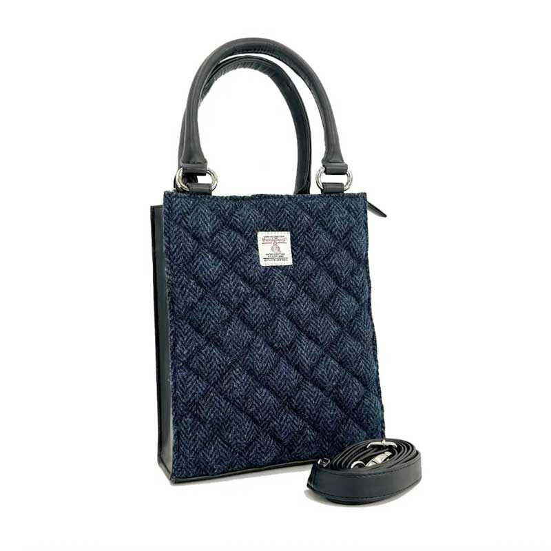 Harris_Tweed_Quilt_Mini_Tote_Bag_In_Blue