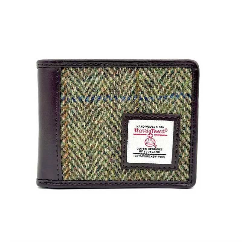 Harris_Tweed_Bifold_Wallet_In_Country_Green