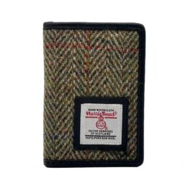 Harris Tweed Kartenetui in Country Green