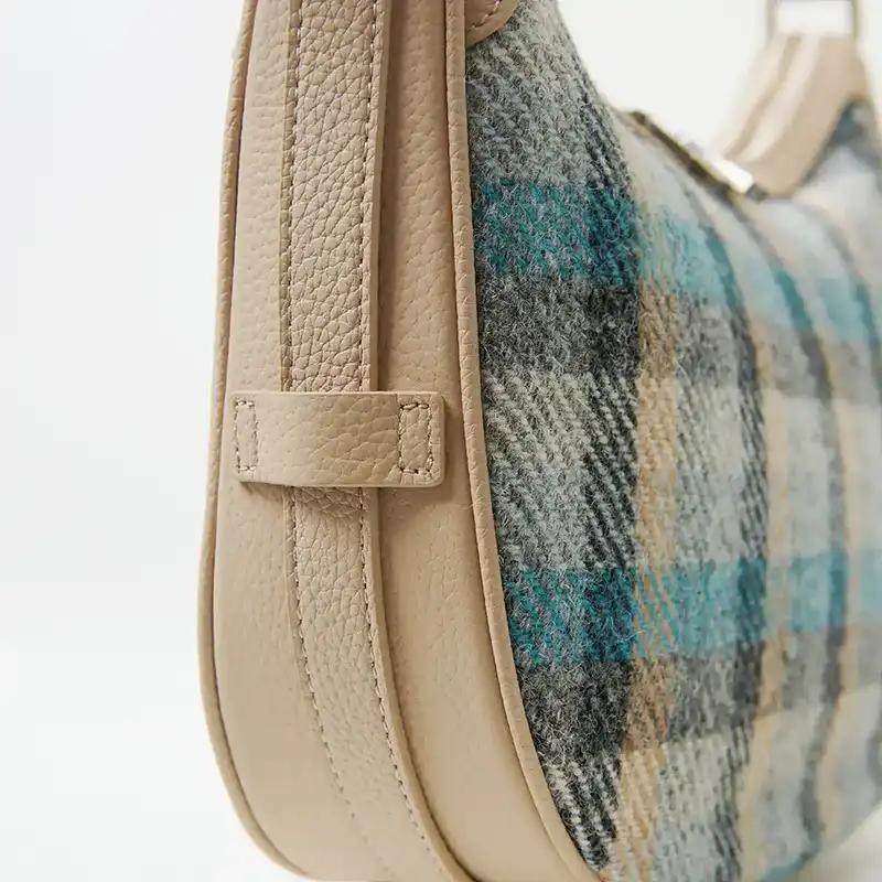 Harris Tweed Schultertasche, Modell Ellon, Islander, Islander Tartan – Bild 4