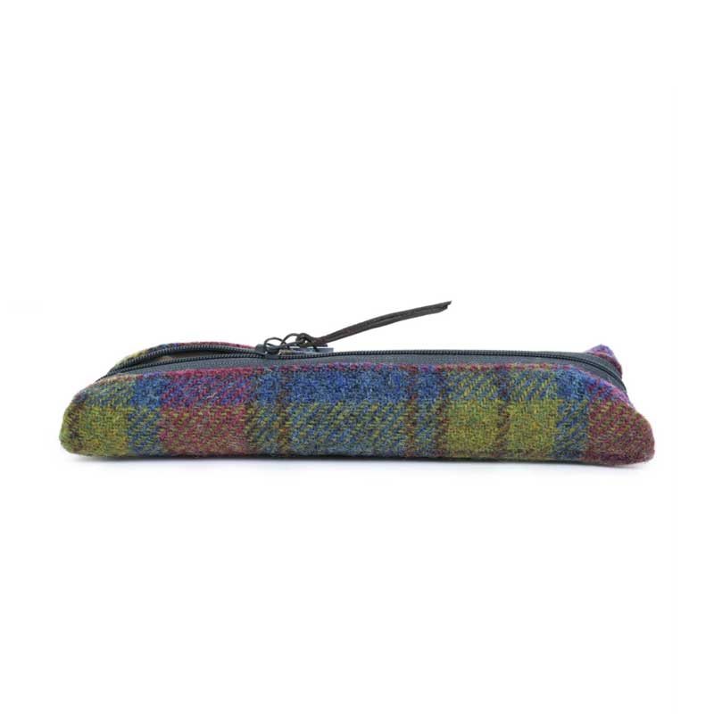 Harris Tweed Highland Range Slim Federmäppchen, lila-kariert – Bild 3