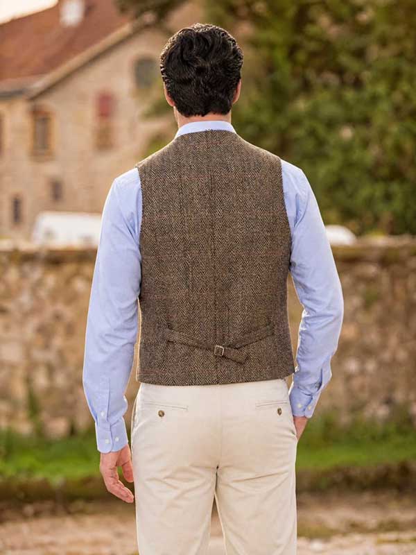 Harris Tweed Weste ''Wales'' In King Of Tweed – Bild 2
