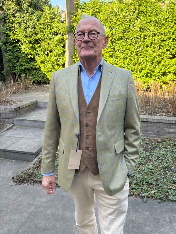 Sheppard___Jones__Zijden_Zomerjasje_Green_Blue_Check