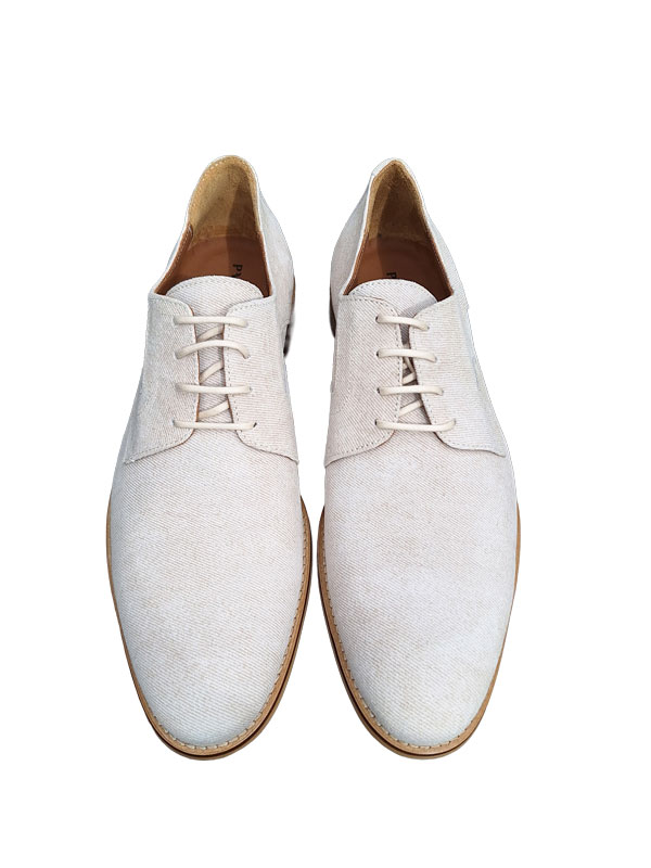 Paulo Bellini Schnürschuh Faver Velours Jeans Beige – Bild 5