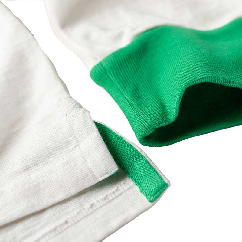 Heritage Rugby Shirt Hellgrüner Reifen 1871 – Bild 5