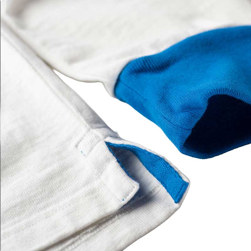 Heritage Rugby Shirt Französischer blauer Reifen 1871 – Bild 6