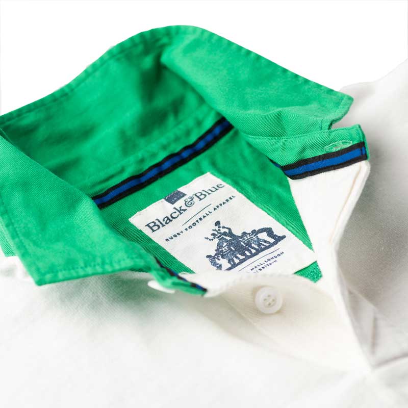 Heritage Rugby Shirt Hellgrüner Reifen 1871 – Bild 4