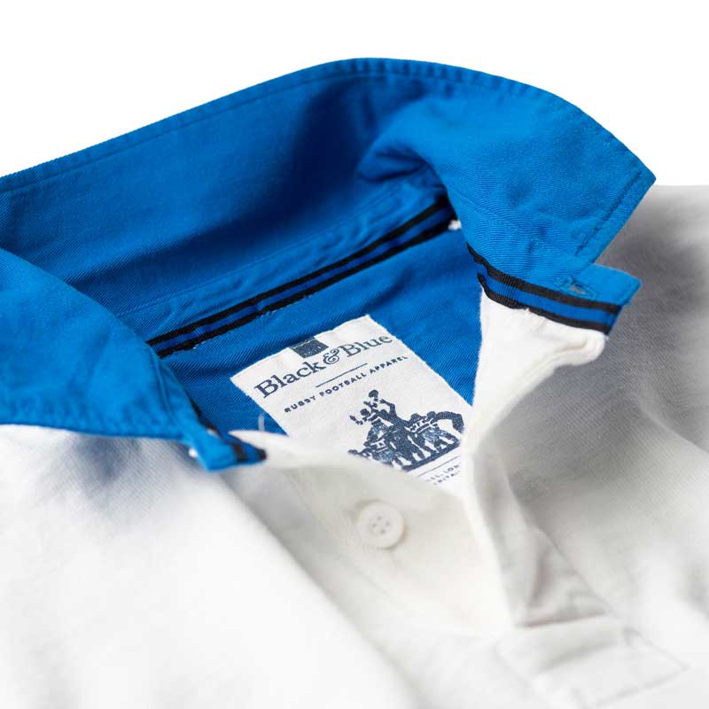Heritage Rugby Shirt Französischer blauer Reifen 1871 – Bild 4