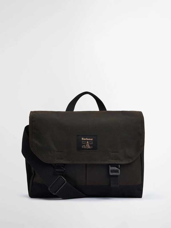 Barbour_Field_Wax_Satchel_Olive