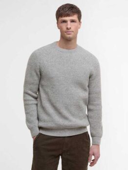 Barbour Horseford Rundhalspullover Stone