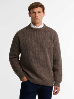 Barbour Horseford Rundhalspullover Sandstone