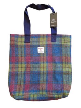 Harris Tweed Große Einkaufstasche In Mehrfarbig