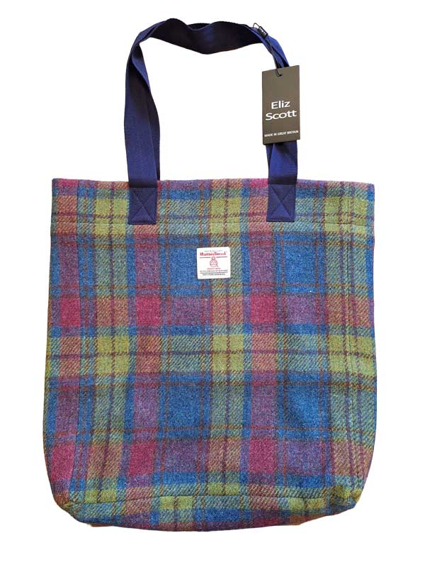 Harris Tweed Große Einkaufstasche In Mehrfarbig