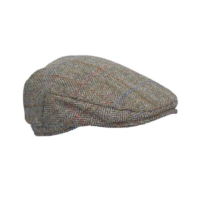 Harris Tweed Schiebermütze „Edward“ Mit Ausklappbaren Ohrenklappen In Moosgrün – Bild 6